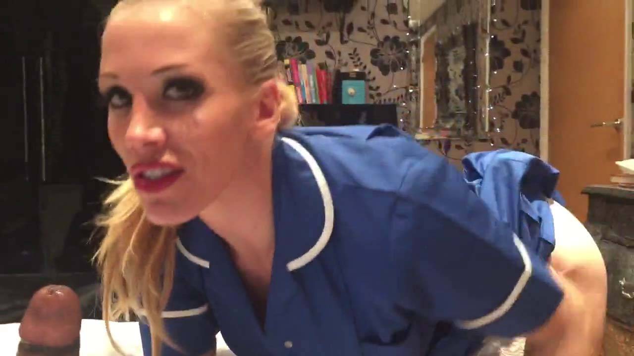 Rebecca More Sexy Nurse Taking On A BBC