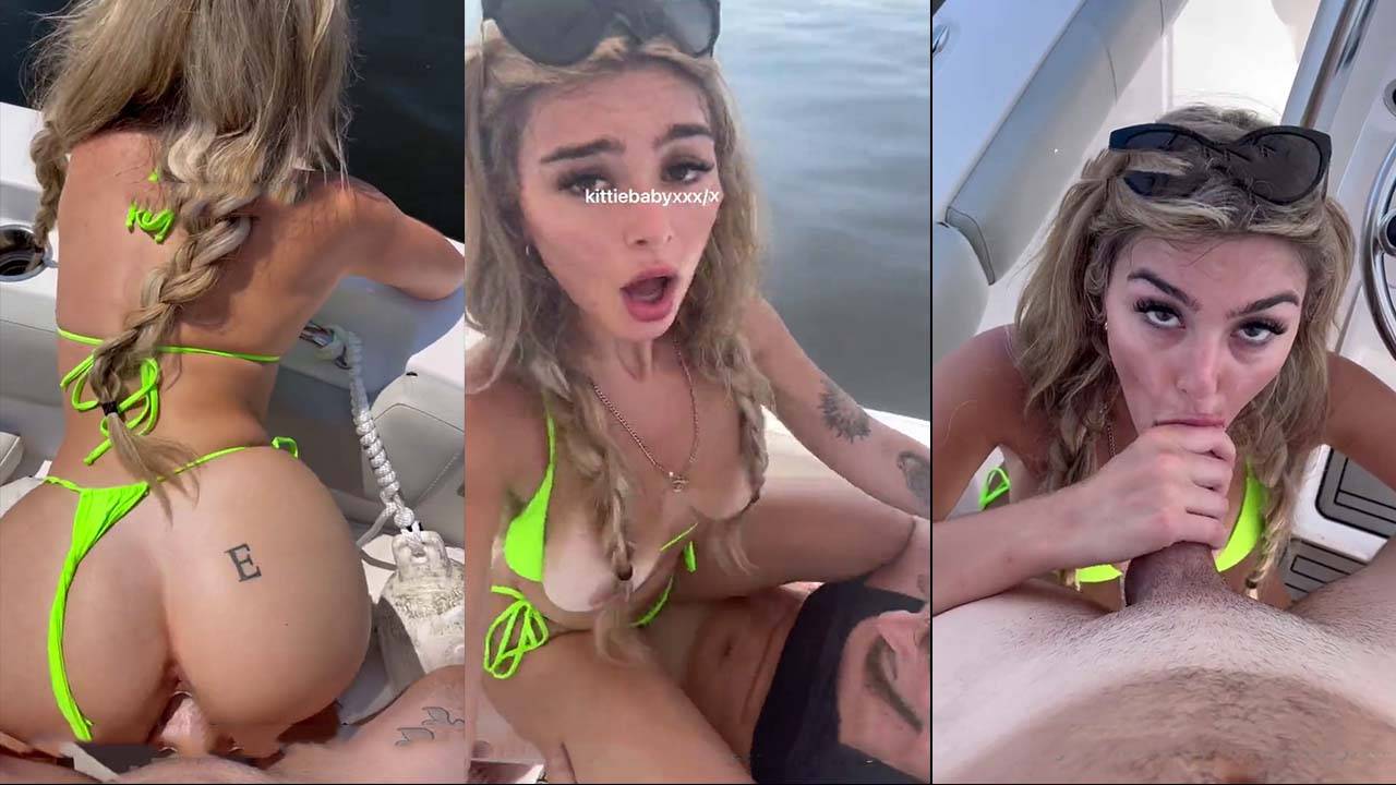 KittieBabyXXX Hardcore Sex Tape On A Boat Video Leaked