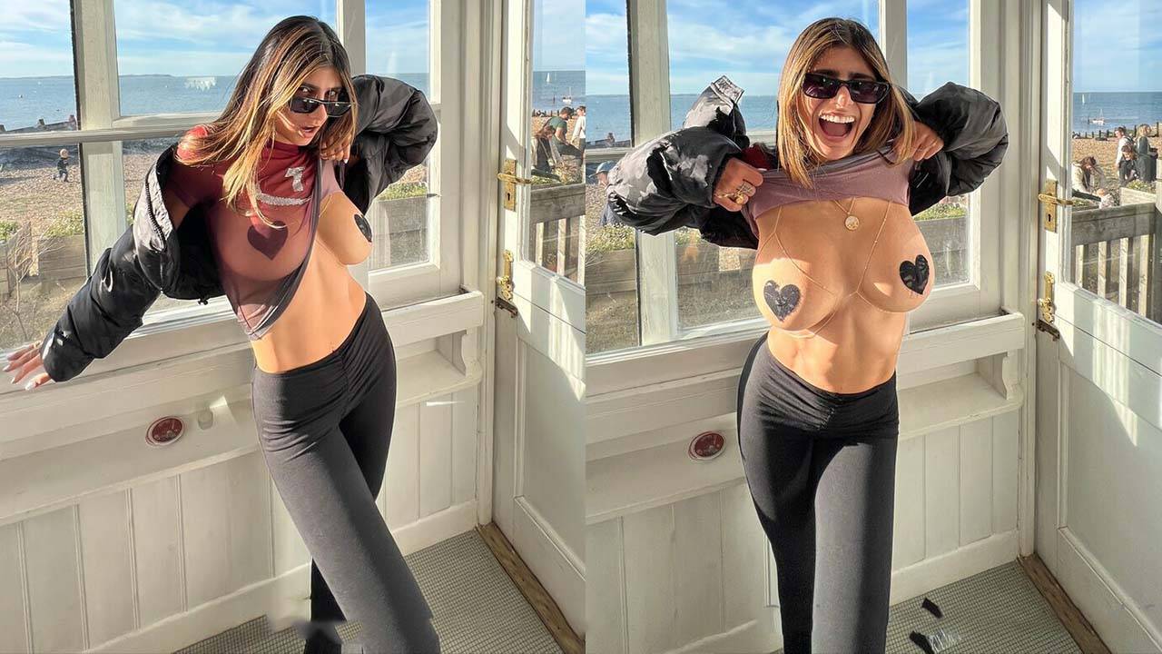 Mia Khalifa Nude In Balcony