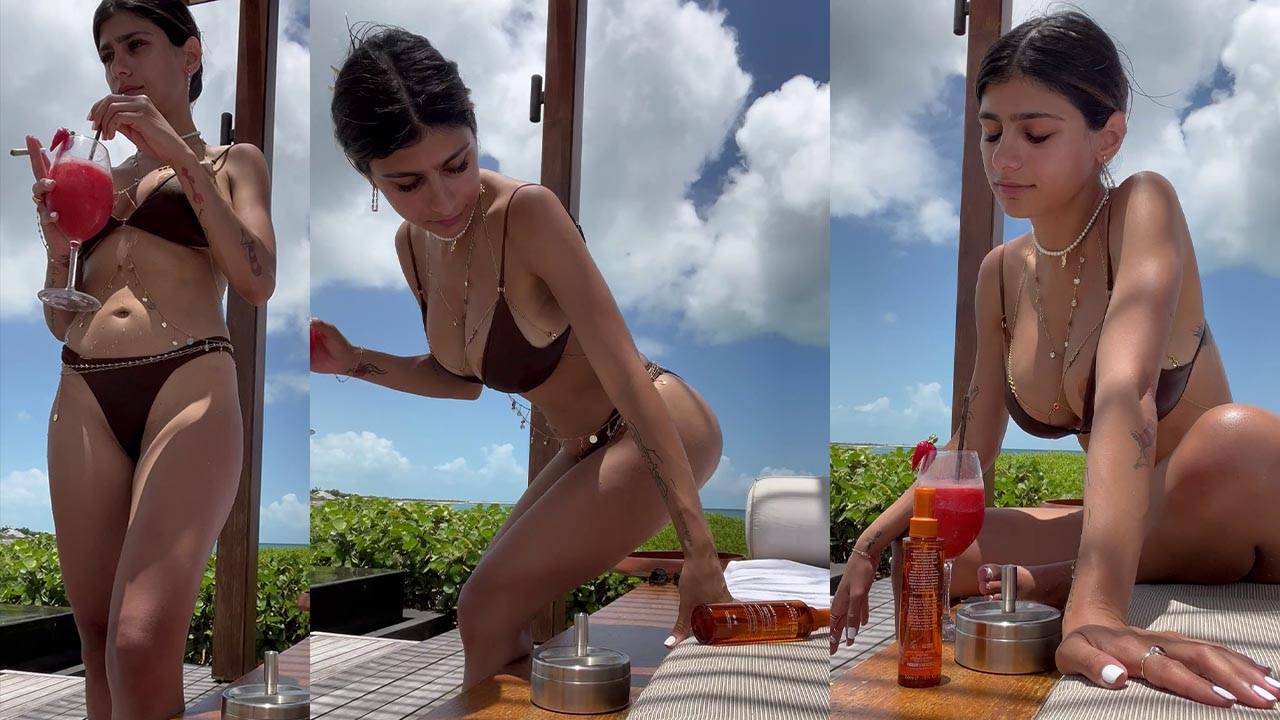 Mia Khalifa Happy Titties Out Leatest Leaked