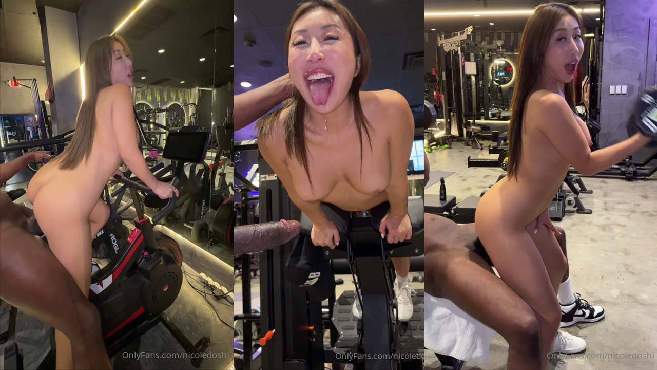 Nicole Doshi Fucks a BBC At The Gym