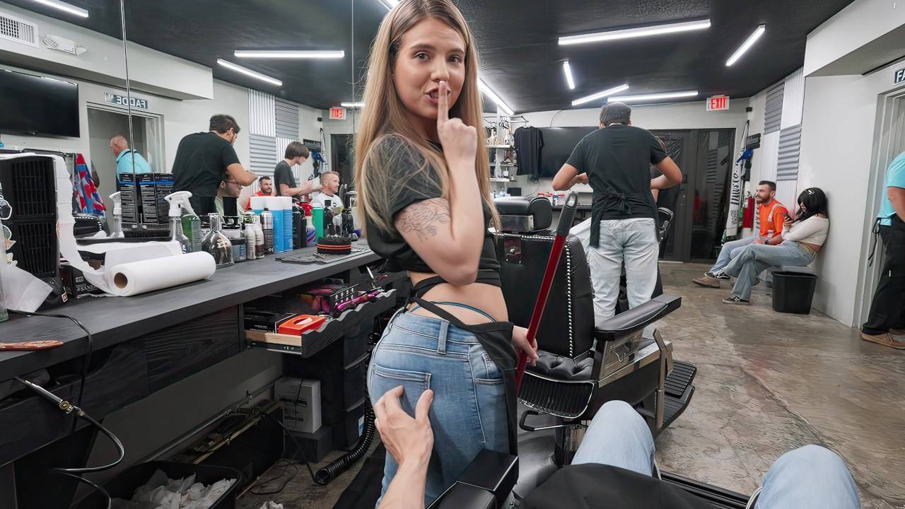 LetsPostIt Lucky Anne At The Barbershop