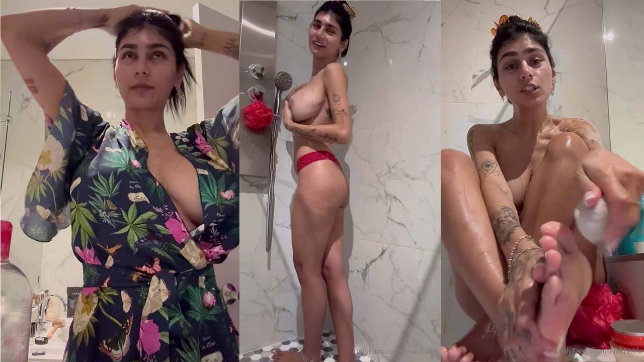 Mia Khalifa Hot Nude Steamy Shower After A Long Day NEW LEAK