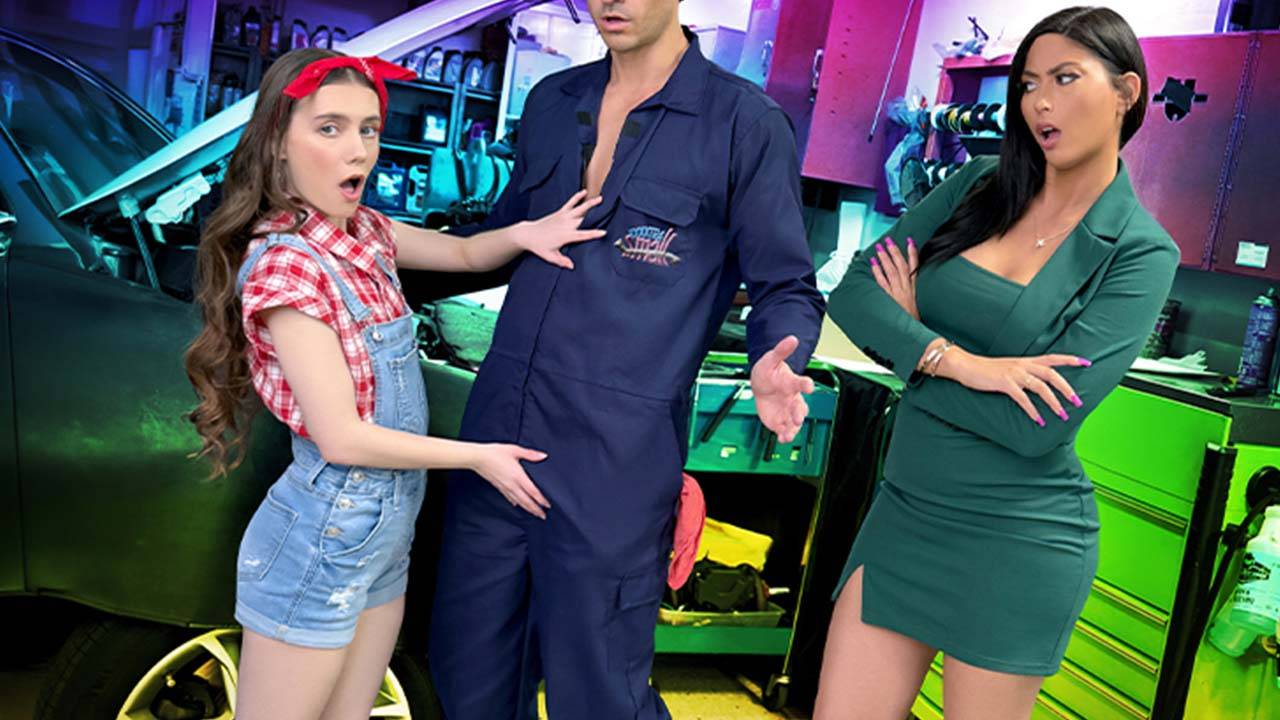ExxxtraSmall Sia Wood And Lola Pearl The Mechanic’s Tiny Assistant