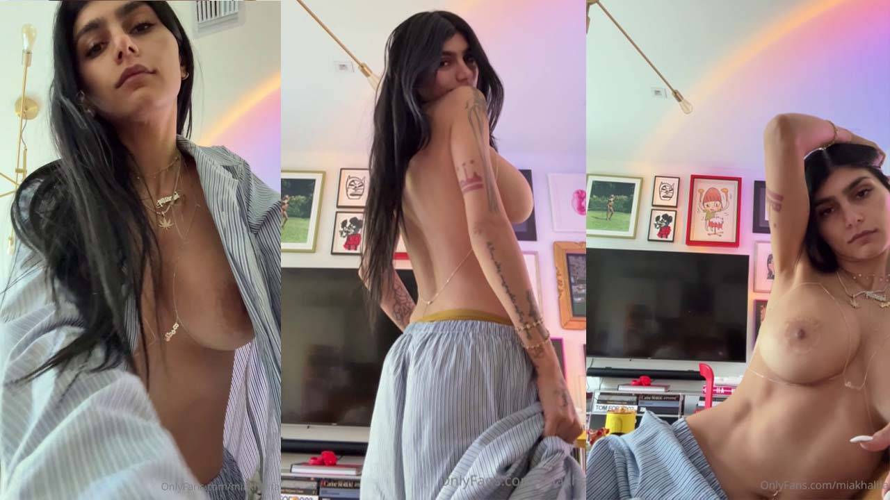 Mia Khalifa Naked Dance On BLEACH Music