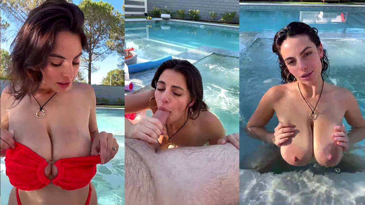 Alexa Pearl NEW Onlyfans Pool Live Wet BJ